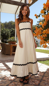 Limestone Linen Maxi Dress (syncee)-3