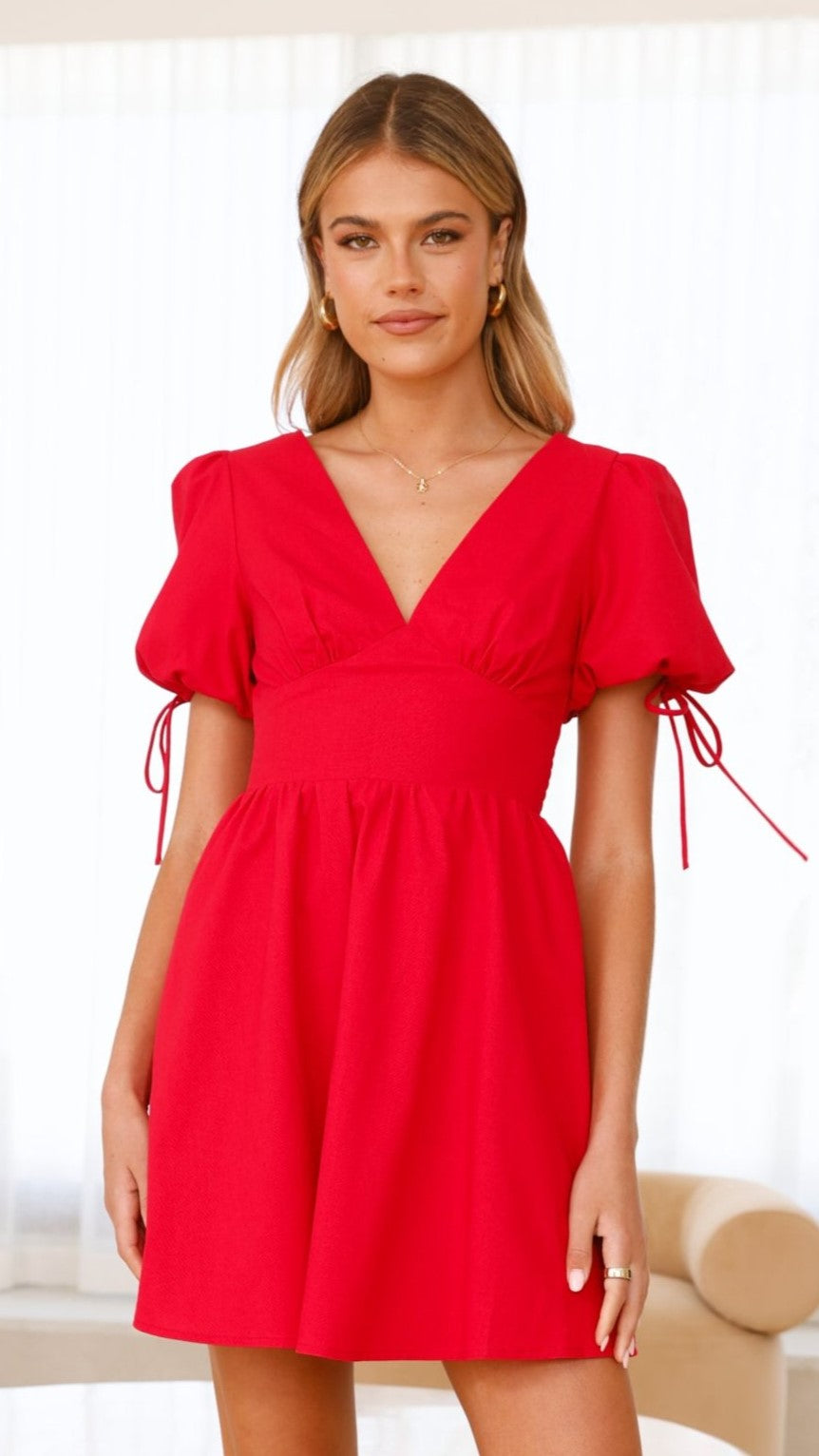 Mini Red Dress